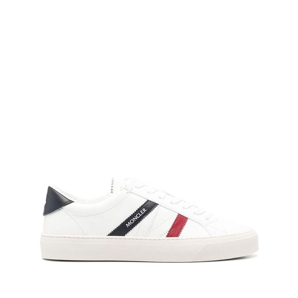 Sleek Low Top Leather Sneakers - Picture 1 of 4